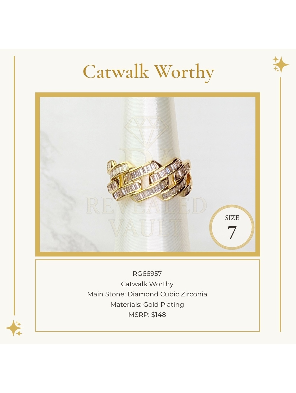Catwalk Worthy - Size 7 - April Birthday 2026